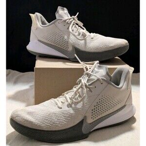 Nike Kobe Bryant Mamba Fury White Wolf Grey CK2087-100 Men's Size 12 VNDS